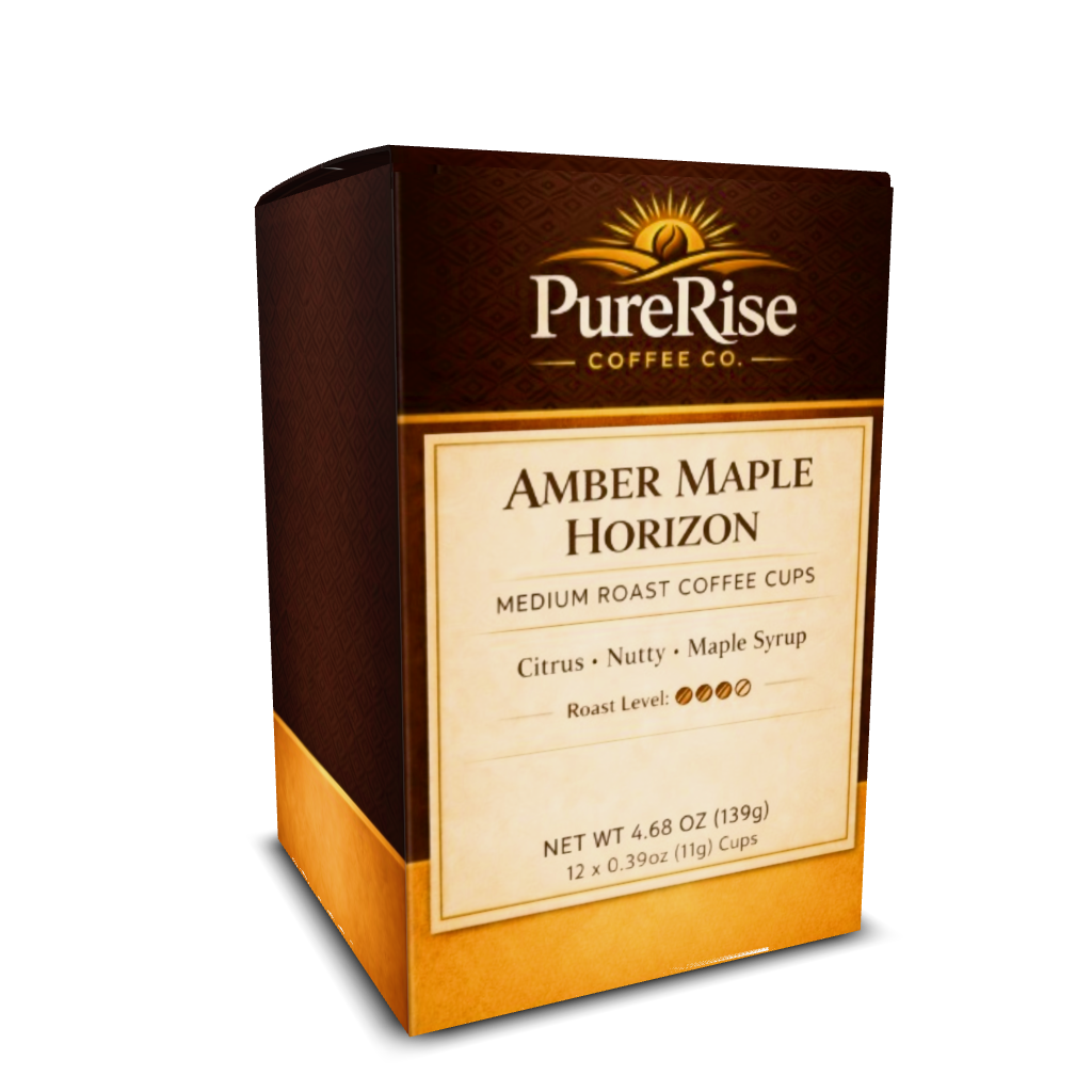 Amber Maple Horizon Premium Maple Flavored Medium Roast Coffee 12oz