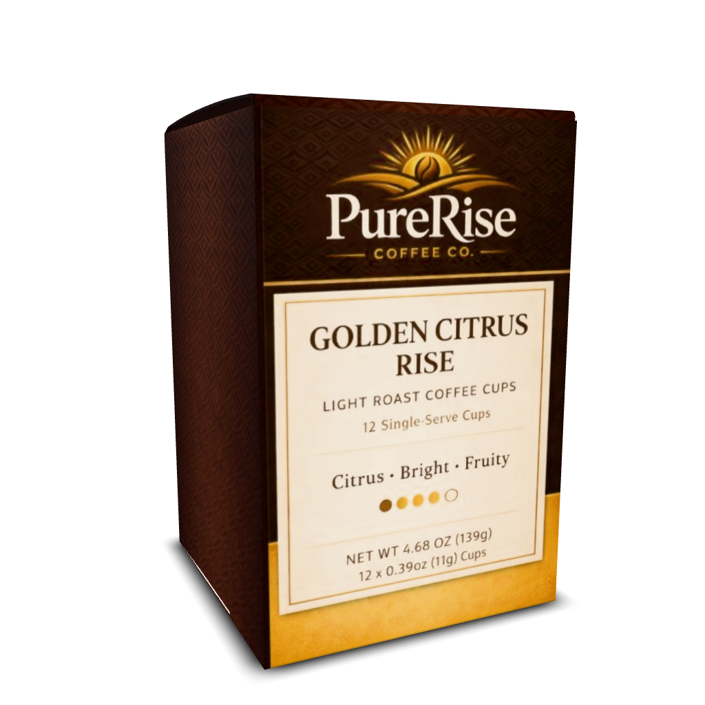 Golden Citrus Rise Premium Light Roast Arabica Coffee 12oz